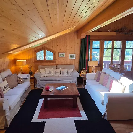 Gstaad - Cozy Spacious Flat Right In The Village Apartment Rougemont