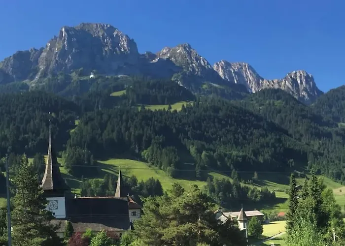 Gstaad - Cozy Spacious Flat Right In The Village Ружмон